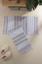 Irya-Martil 2’li Takım Banyo Paspası %100 Pamuk 40x60 + 60x90 Gri-Paspas-1-Milagron.com