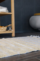 Irya-Martil Tekli Banyo Paspası %100 Pamuk 70x110 Bej-Paspas-5-Milagron.com