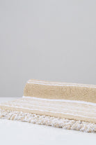 Irya-Martil Tekli Banyo Paspası %100 Pamuk 70x110 Bej-Paspas-7-Milagron.com