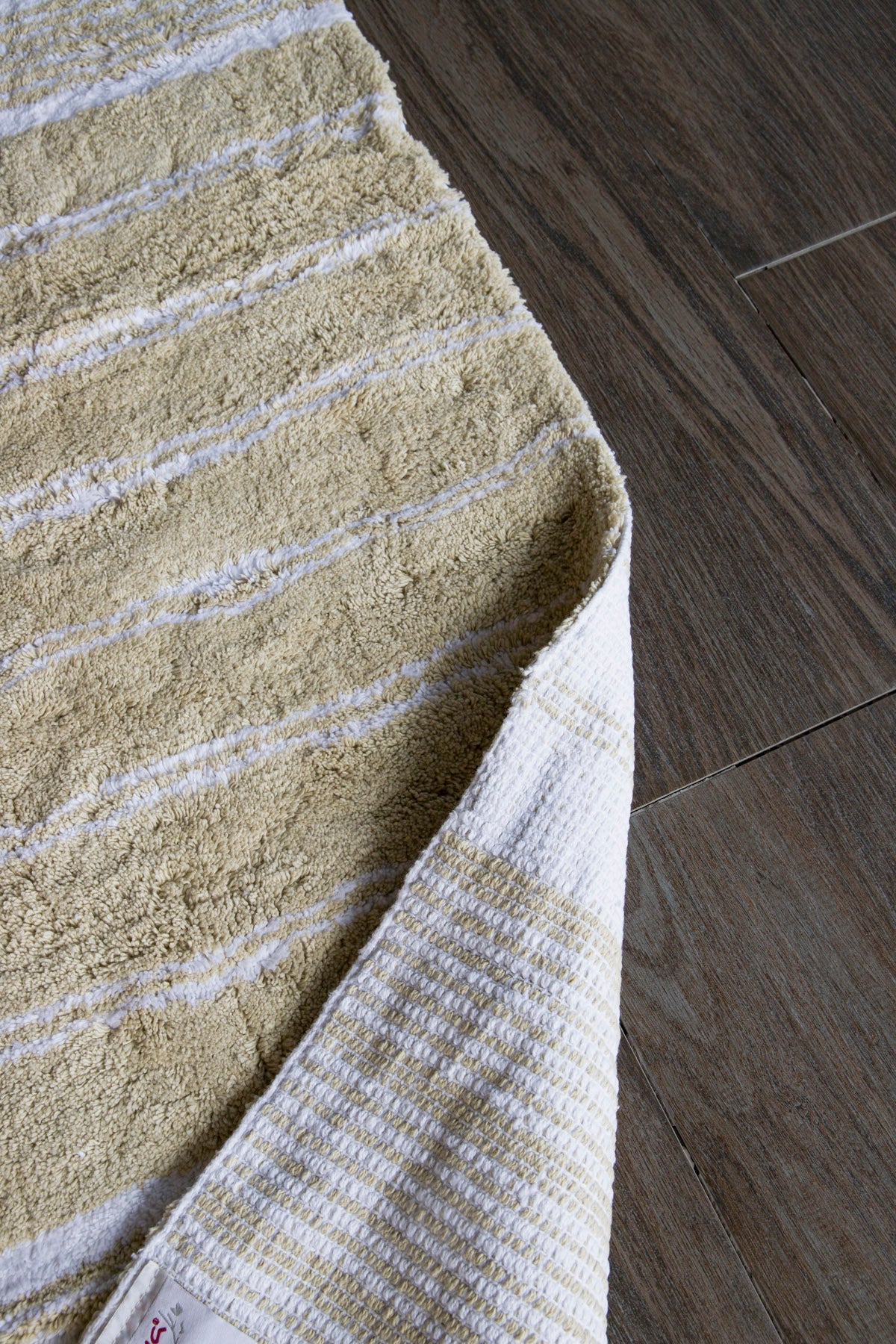 Irya-Martil Tekli Banyo Paspası %100 Pamuk 70x110 Bej-Paspas-9-Milagron.com