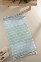 Irya-Martil Tekli Banyo Paspası %100 Pamuk 70x110 Yeşil-Paspas-1-Milagron.com