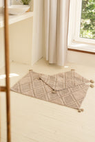 İRYA-Maxi 2’li Takım Banyo Paspası %100 Pamuk 40x60 + 60x90 Gri-Banyo Paspası-2-Milagron.com