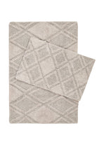 Irya-Maxi 2’li Takım Banyo Paspası %100 Pamuk 40x60 + 60x90 Gri-Paspas-2-Milagron.com