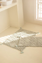 İRYA-Maxi 2’li Takım Banyo Paspası %100 Pamuk 40x60 + 60x90 Yeşil-Banyo Paspası-1-Milagron.com