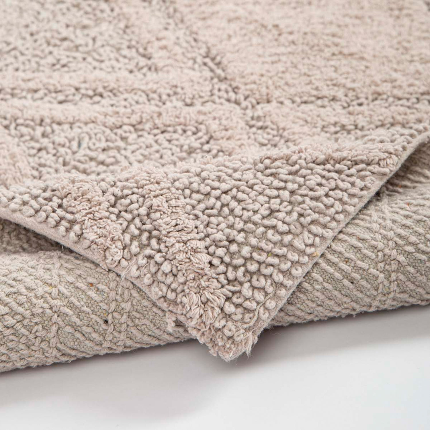 Irya-Maxi Tekli Banyo Paspası %100 Pamuk 70x110 Bej-Paspas-3-Milagron.com