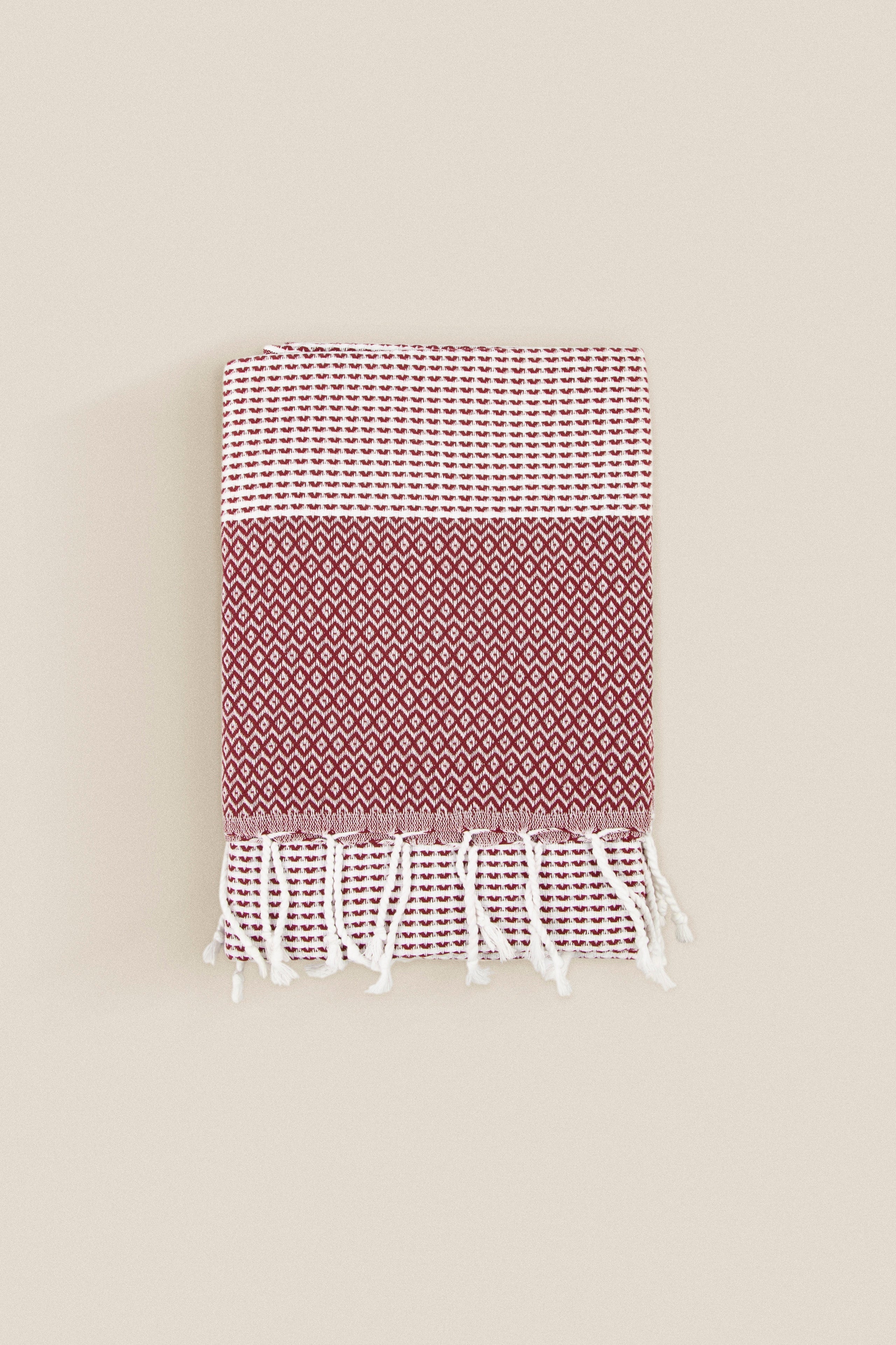 Irya-Mia Peştamal 90x170 Kırmızı-Havlu & Peştamal-2-Milagron.com