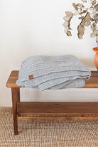 Irya-Mist Örme Battaniye 130x170 Açık Gri-Battaniye-3-Milagron.com