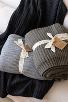 Irya-Mist Örme Battaniye 130x170 Açık Gri-Battaniye-4-Milagron.com