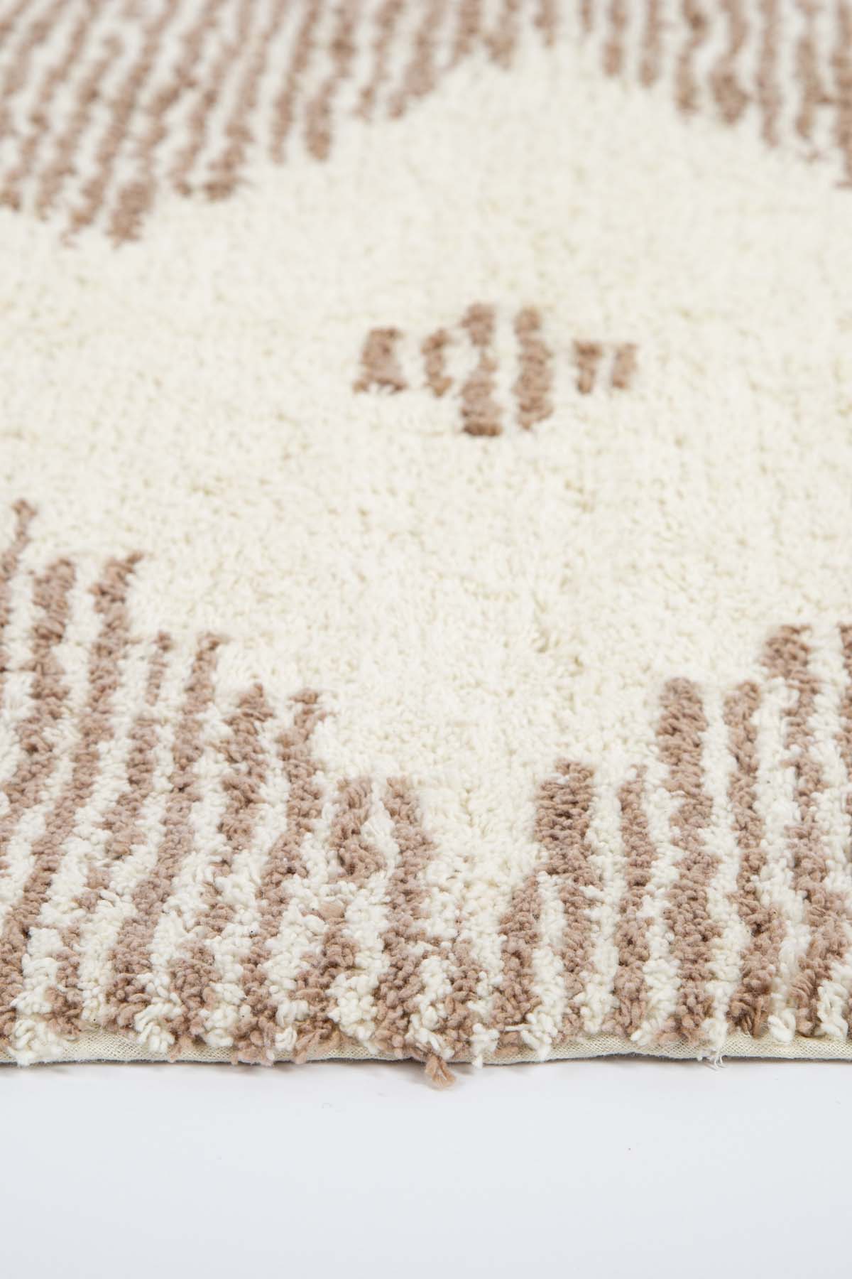 Irya-Mistic 2’li Takım Banyo Paspası %100 Pamuk 40x60 + 60x90 Kahverengi-Paspas-3-Milagron.com