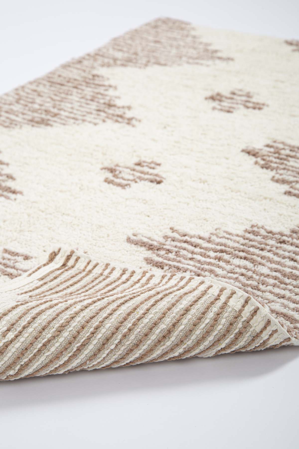 Irya-Mistic 2’li Takım Banyo Paspası %100 Pamuk 40x60 + 60x90 Kahverengi-Paspas-6-Milagron.com