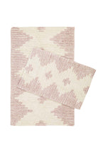 Irya-Mistic 2’li Takım Banyo Paspası %100 Pamuk 40x60 + 60x90 Pembe-Paspas-2-Milagron.com