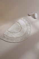 Irya-Moon Tekli Banyo Paspası %100 Pamuk 50x80 Ekru-Paspas-4-Milagron.com