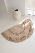 Irya-Moon Tekli Banyo Paspası %100 Pamuk 50x80 Mocha-Paspas-1-Milagron.com