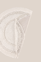 Irya-Moon Yuvarlak Banyo Paspası %100 Pamuk 120x120 Ekru-Paspas-10-Milagron.com