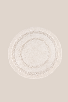 Irya-Moon Yuvarlak Banyo Paspası %100 Pamuk 120x120 Ekru-Paspas-7-Milagron.com