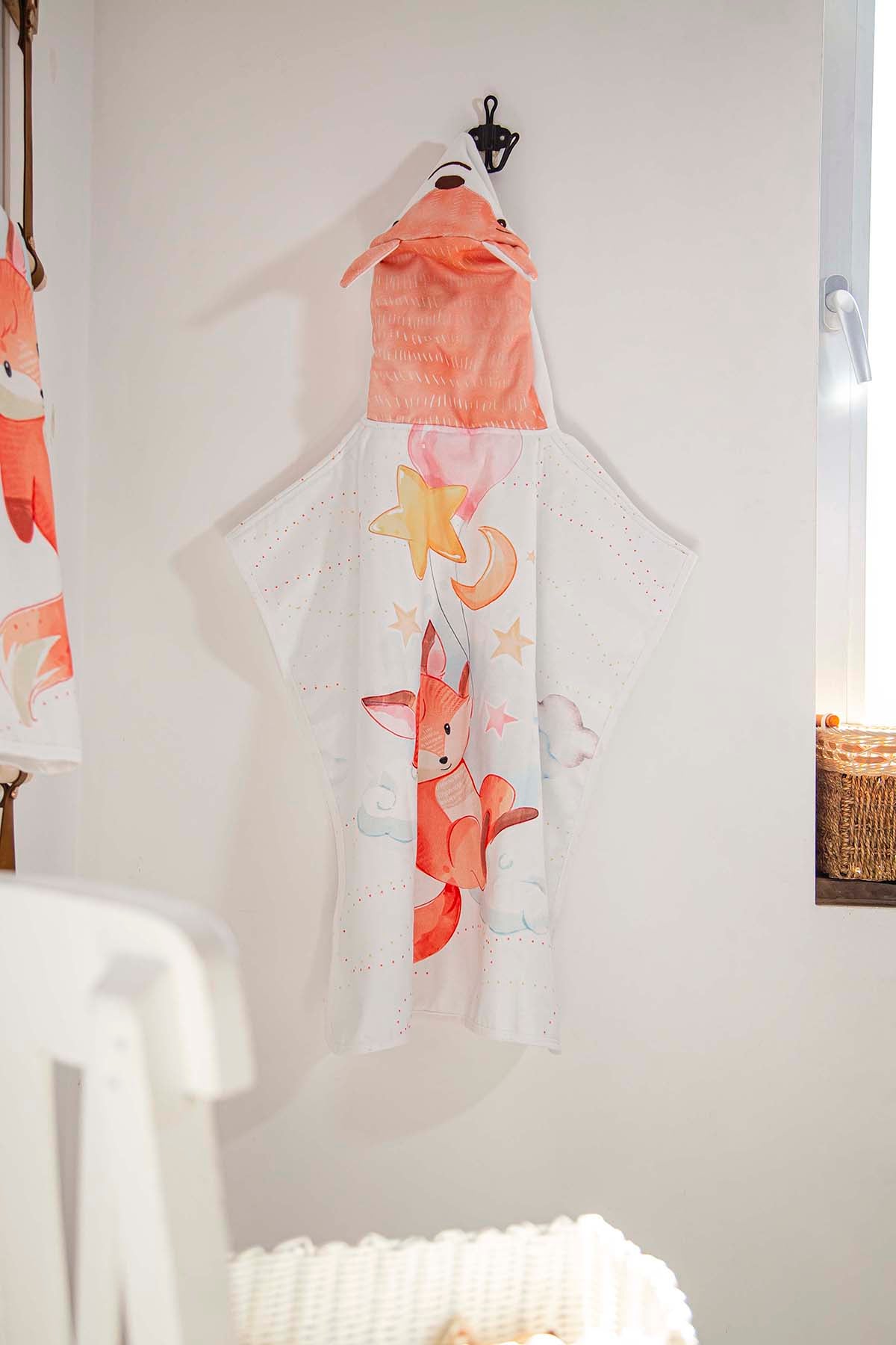 Irya-Mutlu Tilki Çocuk Panço-Havlu & Peştamal-1-Milagron.com