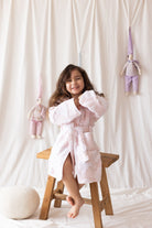 Irya-My Little Bear Çocuk Bornoz Pembe-Bornoz-1-Milagron.com