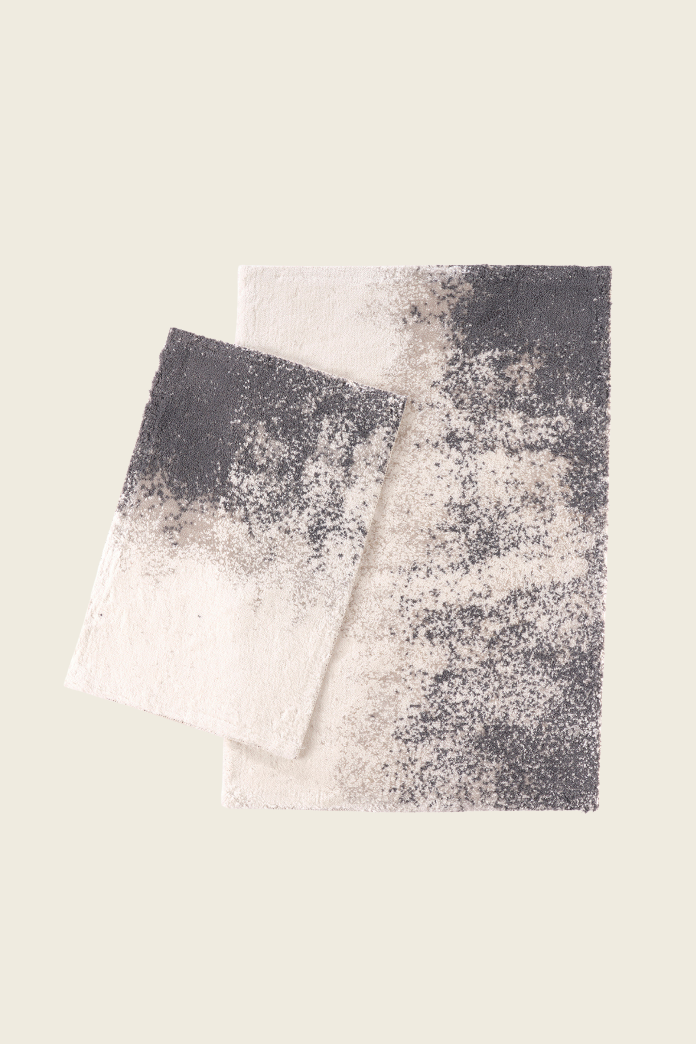 Irya-Nera 2'li Banyo Paspası 40x60+60x90 Koyu Gri-Paspas-3-Milagron.com