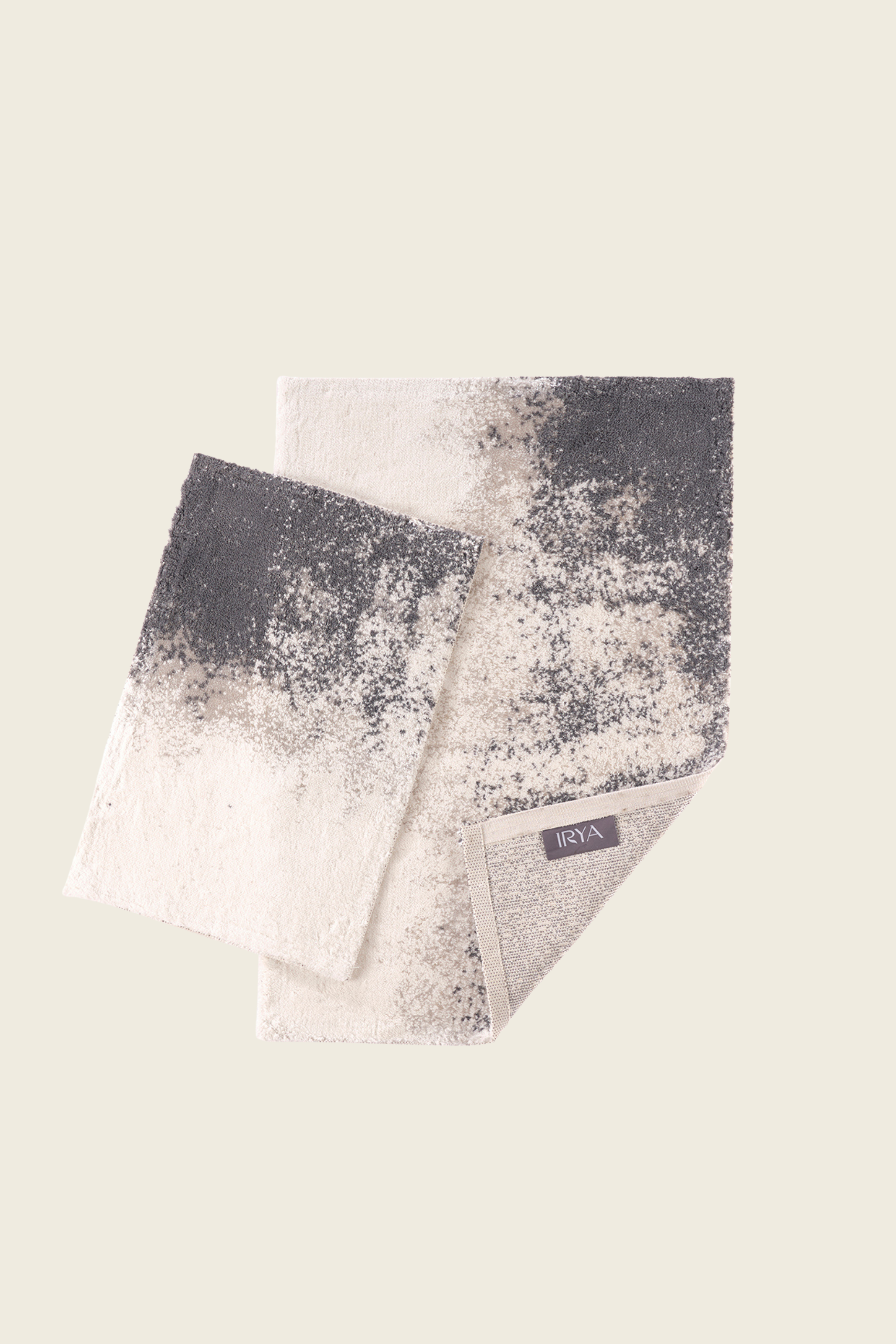 Irya-Nera 2'li Banyo Paspası 40x60+60x90 Koyu Gri-Paspas-4-Milagron.com