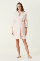 Irya-Nera Kadın Bornoz Pembe-Bornoz-1-Milagron.com
