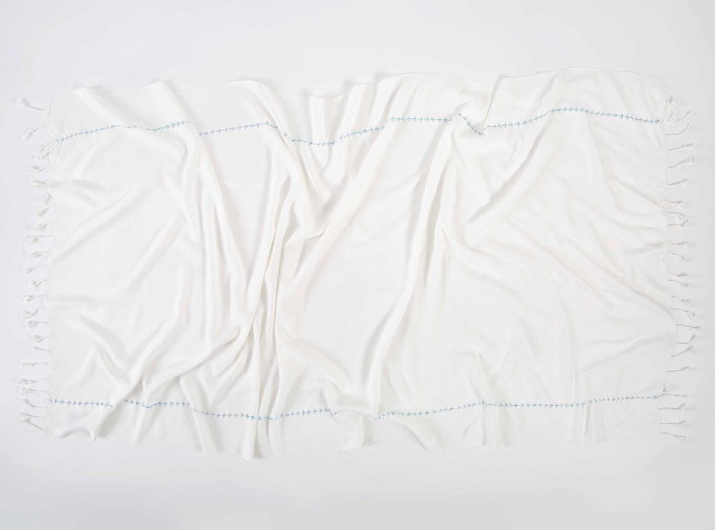 Irya-New Meltem %100 Pamuklu Peştamal Turkuaz 90x170-Havlu & Peştamal-3-Milagron.com