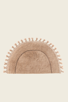 Irya-Nora Tekli Banyo Paspası %100 Pamuk 50x80 Bej-Paspas-4-Milagron.com