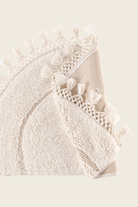 Irya-Nora Tekli Banyo Paspası %100 Pamuk 50x80 Ekru-Paspas-7-Milagron.com