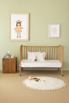 Irya-Nora Yuvarlak Banyo Paspası %100 Pamuk 90x90 Ekru-Paspas-3-Milagron.com