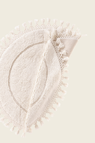 Irya-Nora Yuvarlak Banyo Paspası %100 Pamuk 90x90 Ekru-Paspas-9-Milagron.com