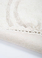 İrya-Olivid Yuvarlak Banyo Paspası %100 Pamuk 100x100 Ekru-Yuvarlak Banyo Paspası-9-Milagron.com