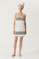 Irya-Out Lines İpliği Boyalı 2'li Banyo Havlu Seti-Havlu & Peştamal-1-Milagron.com