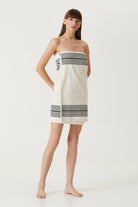 Irya-Out Lines İpliği Boyalı 2'li Banyo Havlu Seti-Havlu & Peştamal-3-Milagron.com