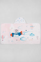 Irya-Pilot Ayı Çocuk Panço 65x125-Havlu & Peştamal-3-Milagron.com
