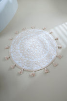 Irya-Pina Yuvarlak Banyo Paspası %100 Pamuk 100x100 Kahverengi-Paspas-2-Milagron.com