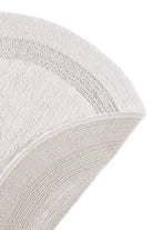 Irya-Puffed Yuvarlak Banyo Paspası %100 Pamuk 100x100 Ekru-Paspas-10-Milagron.com