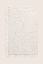 İrya-Rona Tekli Banyo Paspası Gri %100 Pamuk 70x110 Ekru-Tekli Banyo Paspası-4-Milagron.com