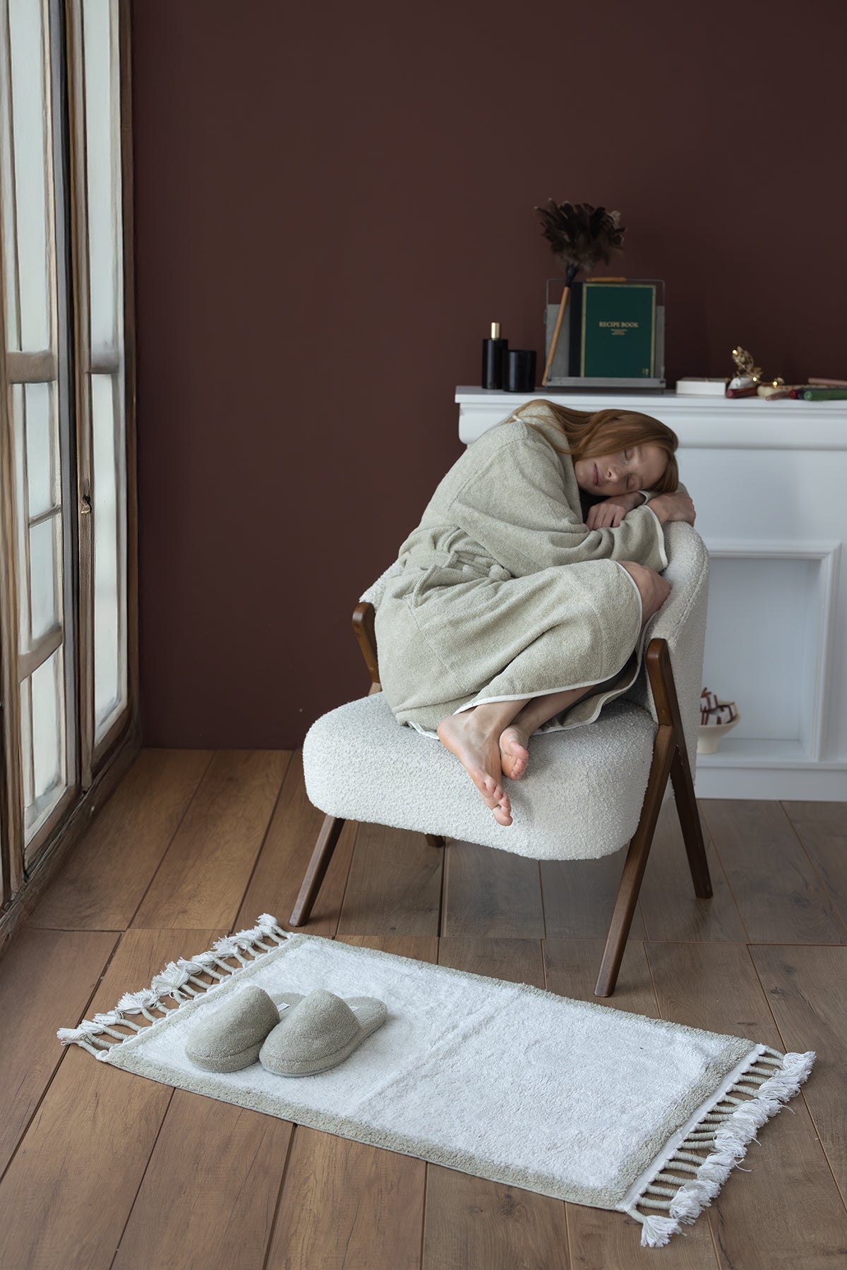 İrya-Root Tekli Banyo Paspası Bambu 60x100 Cm Mint-Banyo Paspası-1-Milagron.com