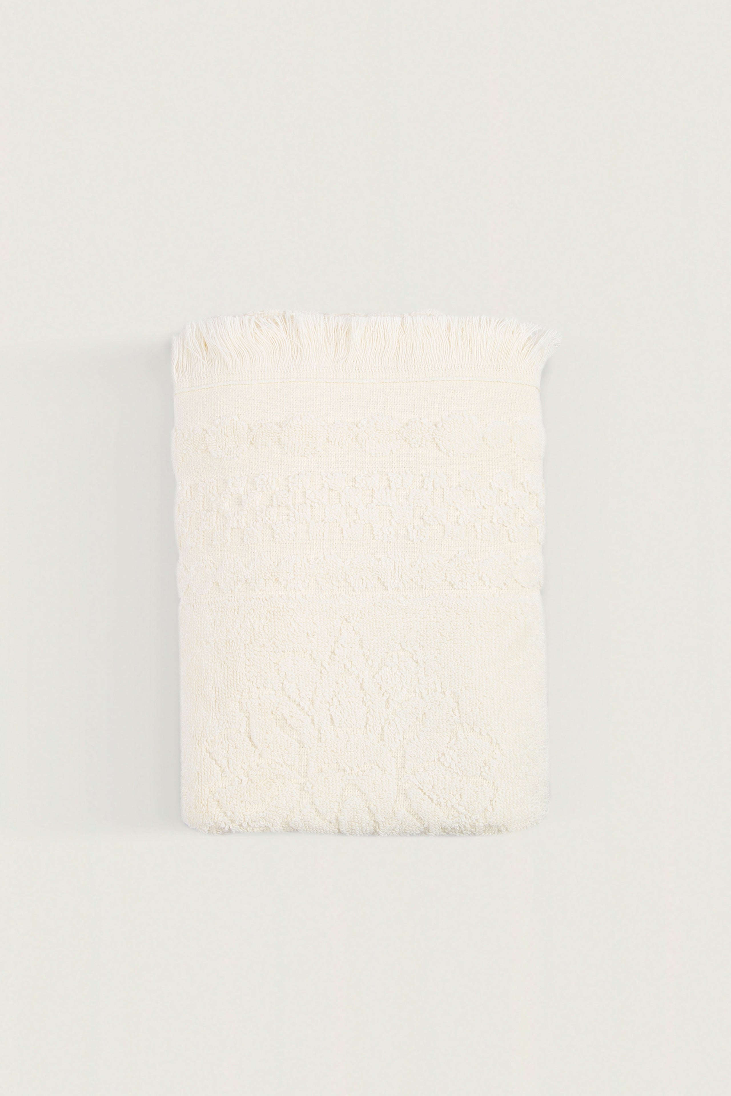 Irya-Rosima Banyo Havlusu 90x150 Cm Ekru-Havlu & Peştamal-1-Milagron.com