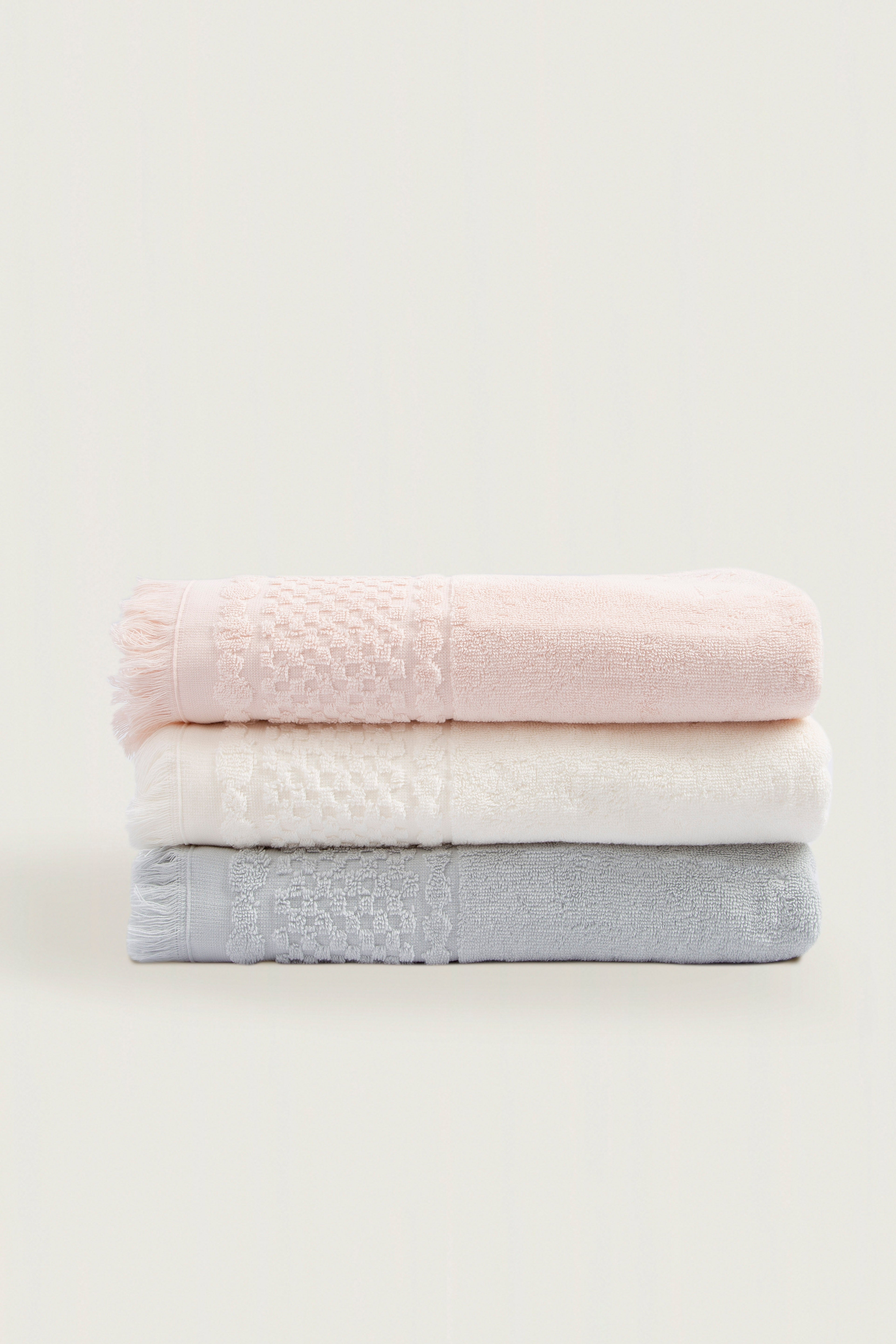 Irya-Rosima Banyo Havlusu 90x150 Cm Pembe-Havlu & Peştamal-5-Milagron.com