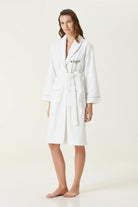 Irya-Roya Kişiselleştirilmiş Nakışlı Kadın Bornoz Beyaz-Bornoz-3-Milagron.com