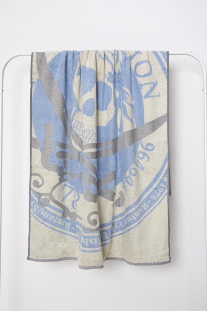 Irya-Sansibar Plaj Havlusu Açık Gri 100x180-Havlu & Peştamal-2-Milagron.com