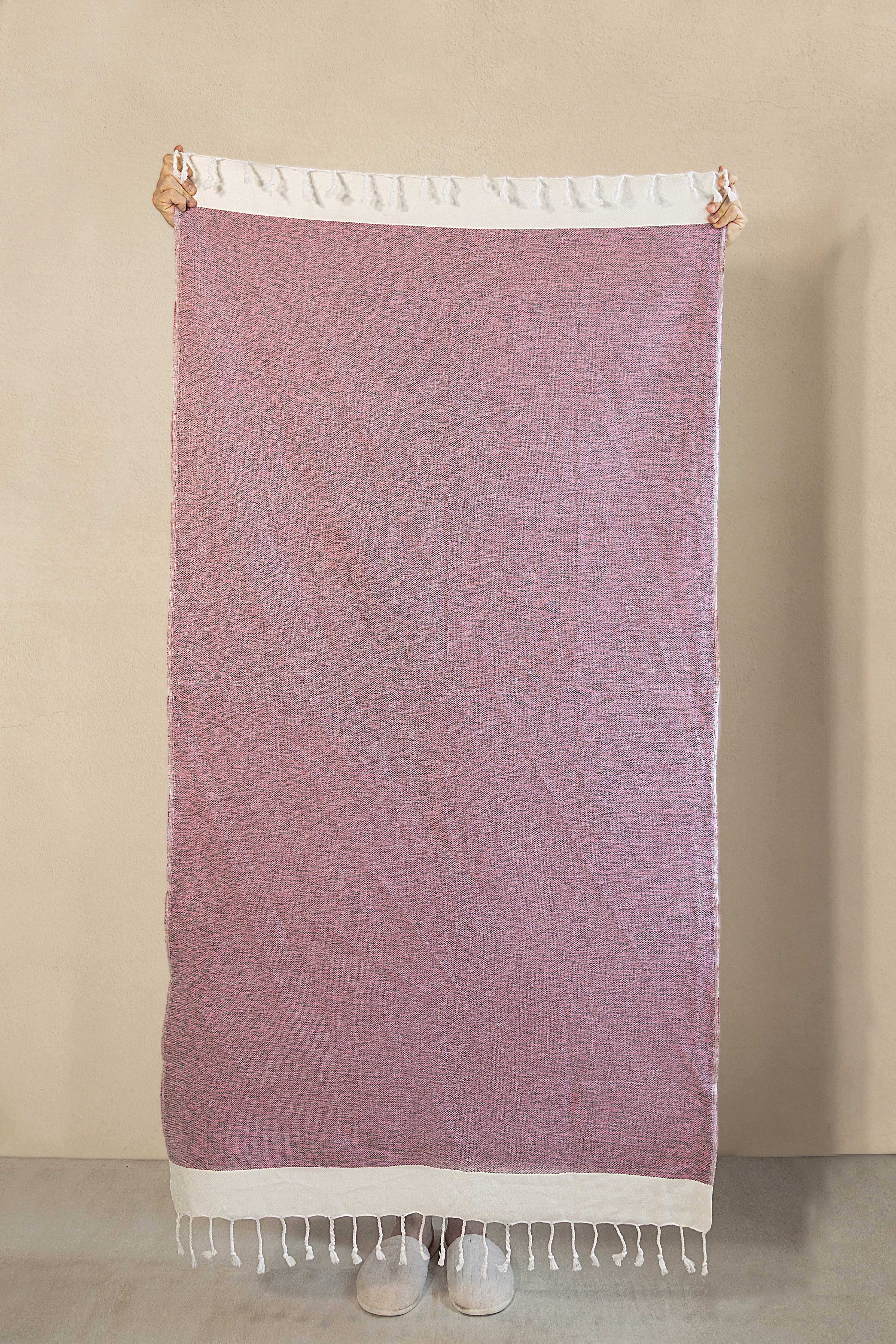 Irya-Sare Peştamal Pembe-Havlu & Peştamal-1-Milagron.com