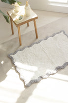 İrya-Scallop Tekli Banyo Paspası Bambu 60x100 Gri-Banyo Paspası-1-Milagron.com