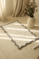 İrya-Scallop Tekli Banyo Paspası Bambu 60x100 Gri-Banyo Paspası-3-Milagron.com