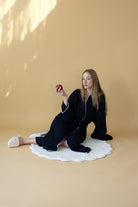 İrya-Scallop Yuvarlak Banyo Paspası Bambu 90x90 Ekru-Bambu Banyo Paspası-2-Milagron.com