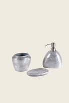 Irya-Sedef 3 Parça Banyo Seti Gri-Banyo Seti-2-Milagron.com