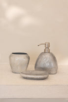 Irya-Sedef 3 Parça Banyo Seti Gri-Banyo Seti-4-Milagron.com