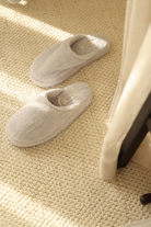 İrya-Sedef Bambu Unisex Havlu Terlik Gri-Terlik-1-Milagron.com