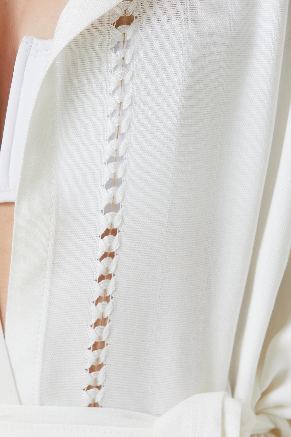 Irya-Serene Peştamal Kadın Bornoz Kahve Örgü Ajur-Elbise-2-Milagron.com