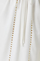 Irya-Serene Uzun Plaj Elbisesi Sarı Örgü Ajur-Elbise-2-Milagron.com